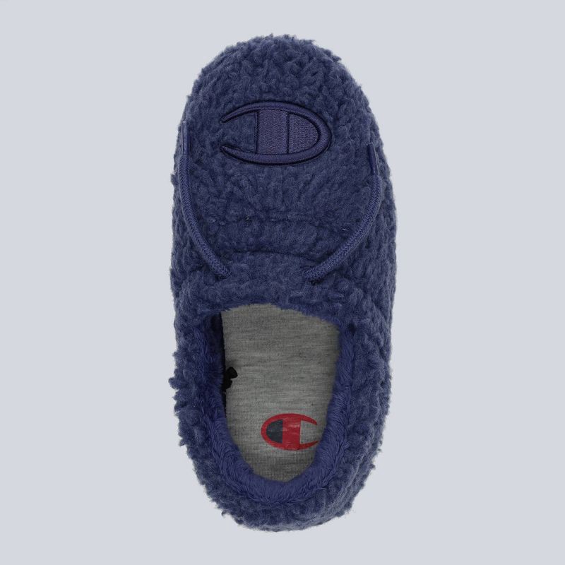 slide 4 of 4, Champion Adult University Slippers - Blue W9/M7, 1 ct