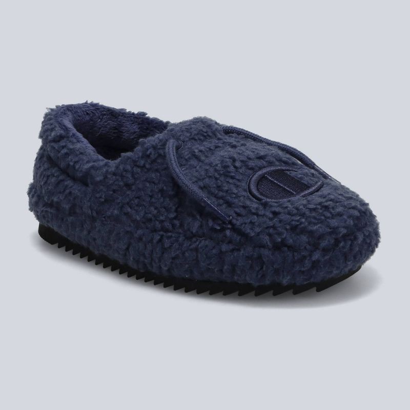 slide 1 of 4, Champion Adult University Slippers - Blue W9/M7, 1 ct