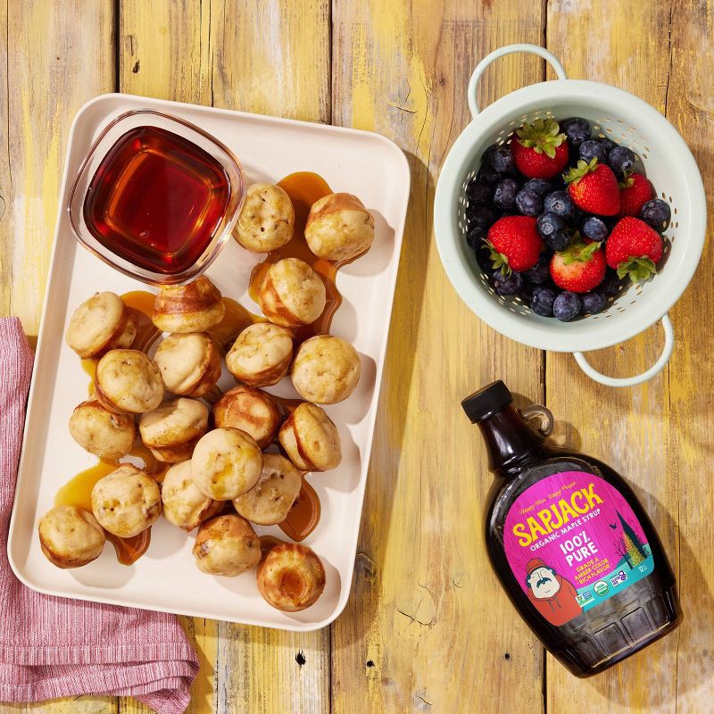 slide 3 of 6, Sapjack Organic Grade A Amber Maple Syrup - 12 fl oz, 12 fl oz