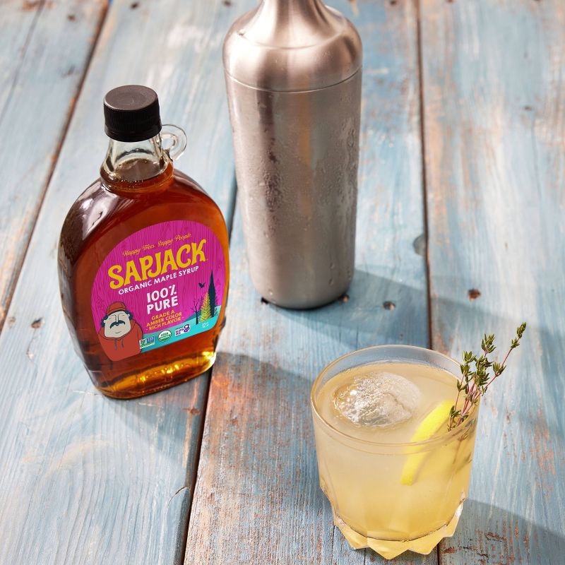 slide 4 of 6, Sapjack Organic Grade A Amber Maple Syrup - 12 fl oz, 12 fl oz