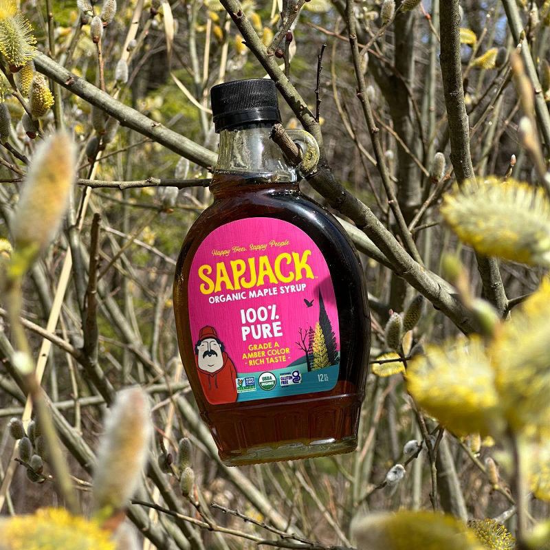 slide 6 of 6, Sapjack Organic Grade A Amber Maple Syrup - 12 fl oz, 12 fl oz