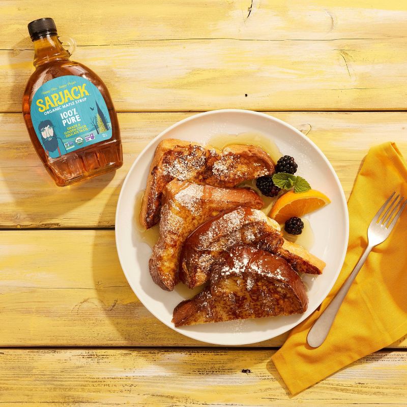 slide 4 of 6, Sapjack Organic Grade A Golden Maple Syrup - 12 fl oz, 12 fl oz