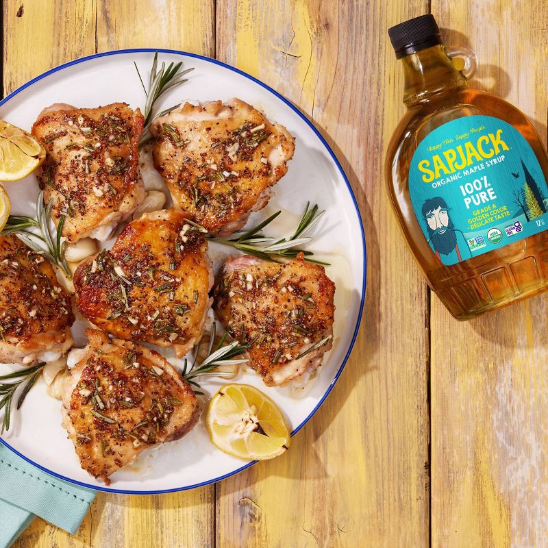 slide 5 of 6, Sapjack Organic Grade A Golden Maple Syrup - 12 fl oz, 12 fl oz
