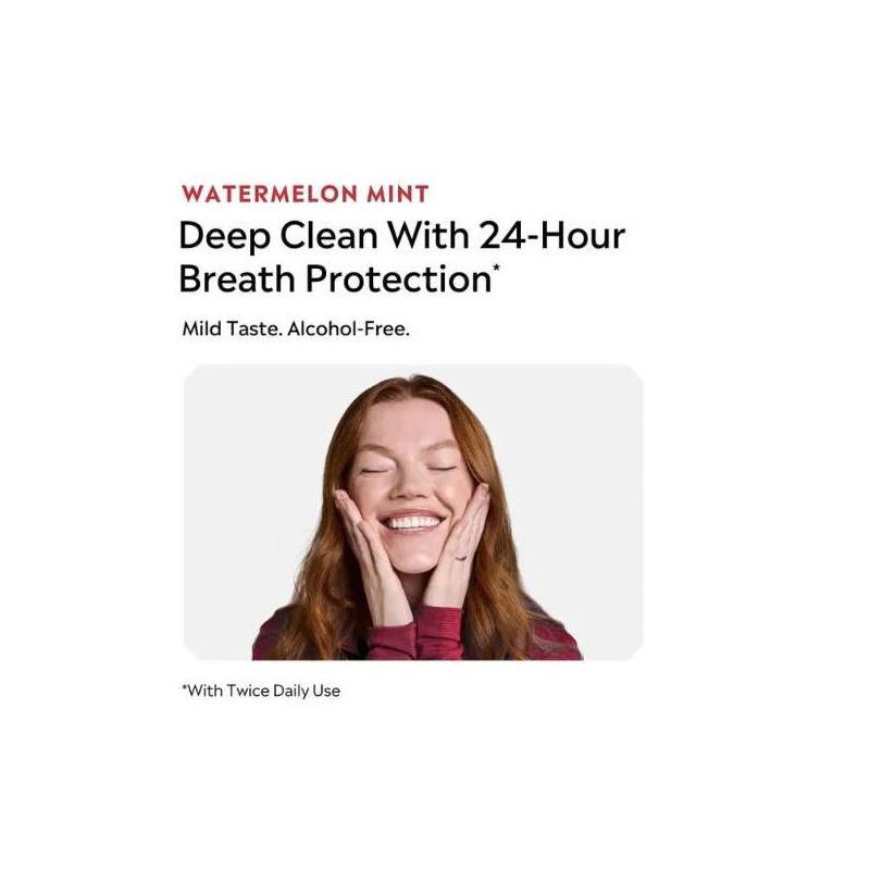 slide 6 of 6, Listerine Watermelon Mint Mouthwash - 500ml, 500 ml