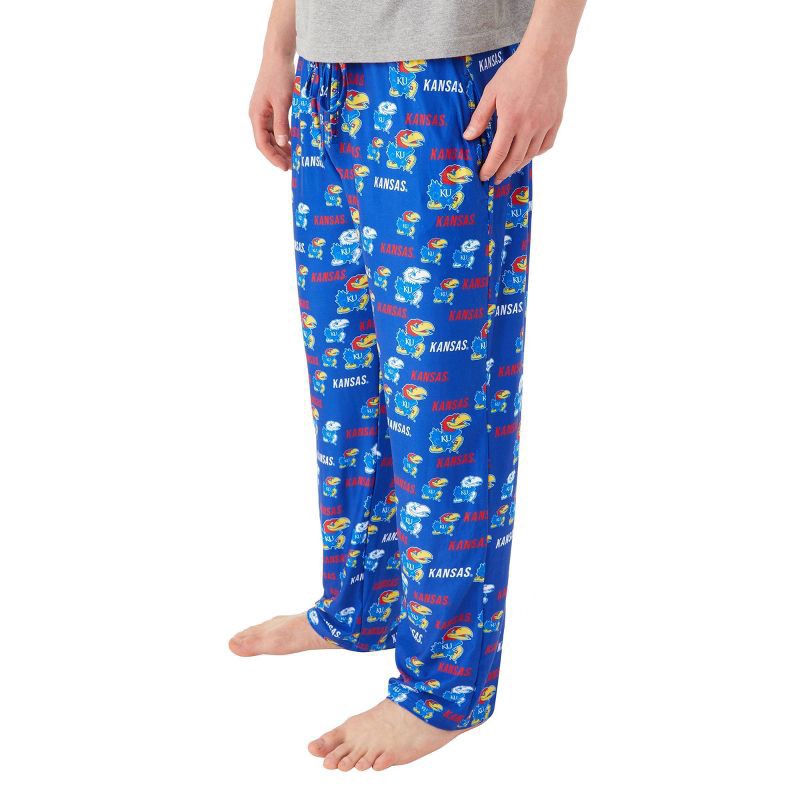 slide 3 of 3, NCAA Kansas Jayhawks Men's Lounge Pajama Pant - XXL, 1 ct