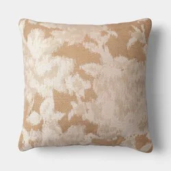 18"x18" Floral Jacquard Pillow Multi - Neutrals - Threshold™