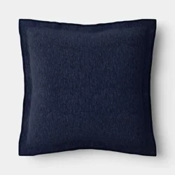 20"x20" Square Outdoor Throw Pillow Navy Blue - Threshold™