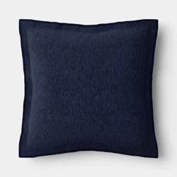 20"x20" Square Outdoor Throw Pillow Navy Blue - Threshold™
