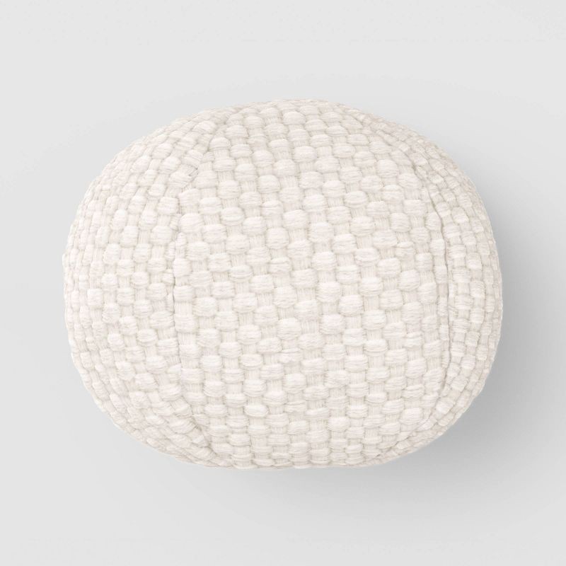 slide 1 of 5, 11"x11" Spherical Accent Pillow Ivory - Threshold™, 1 ct