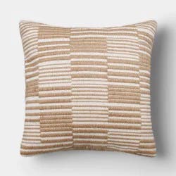 20"x20" Modern Geo Outdoor Throw Pillow - Threshold™