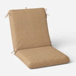 21"x43" Faux Natural Knit Chair Cushion Tan - Threshold™