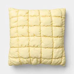 19x19 Square Outdoor Throw Pillow Sand - Room Essentials™