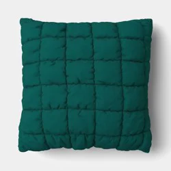 19"x19" Square Outdoor Throw Pillow Green - Room Essentials™