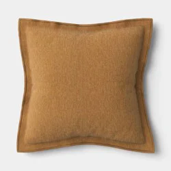 20"x20" Square Outdoor Throw Pillow Brown - Threshold™