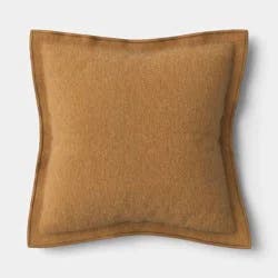 20"x20" Square Outdoor Throw Pillow Brown - Threshold™