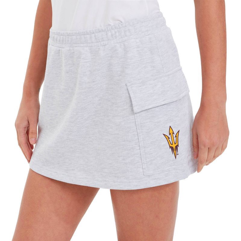 slide 3 of 3, NCAA Arizona State Sun Devils Women's Gray Cargo Skort - L, 1 ct