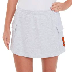 NCAA Syracuse Orange Women's Gray Cargo Skort - L