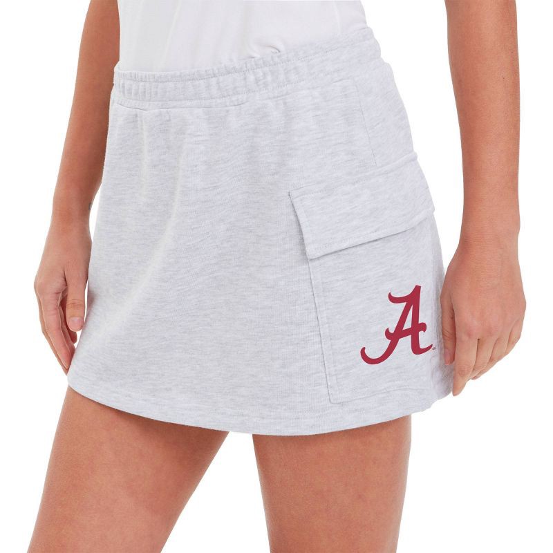 slide 3 of 3, NCAA Alabama Crimson Tide Women's Gray Cargo Skort - L, 1 ct