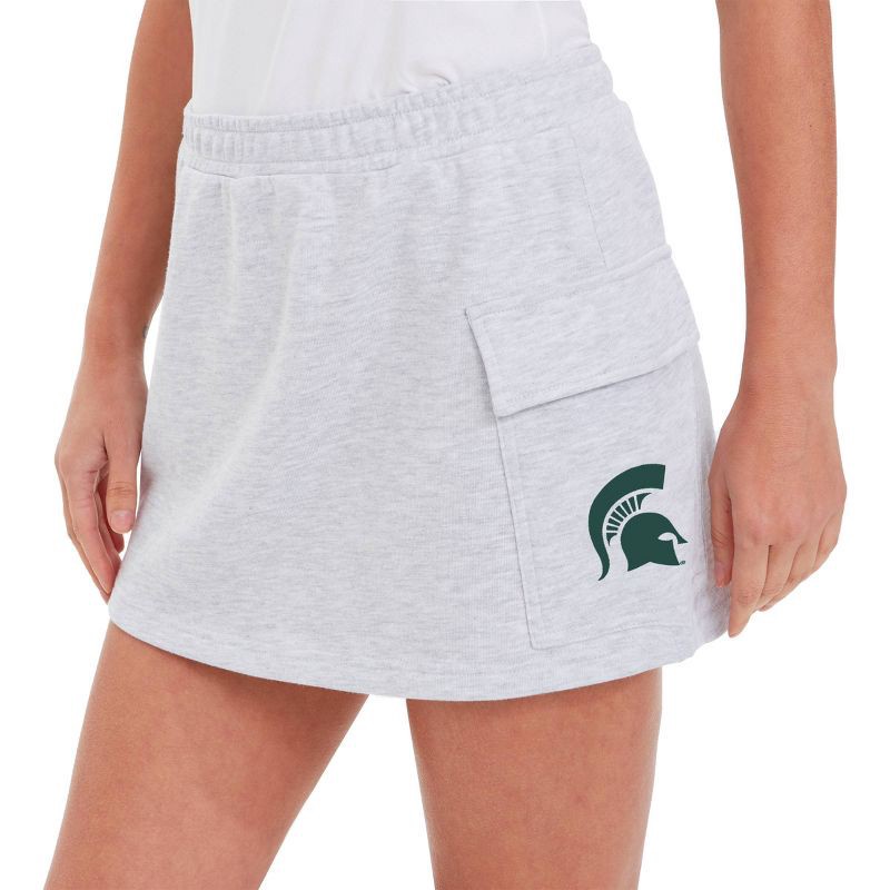slide 3 of 3, NCAA Michigan State Spartans Women's Gray Cargo Skort - XL, 1 ct
