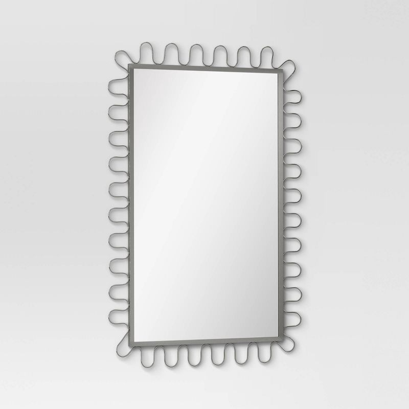 slide 3 of 4, 20"x30" Metal Loop Wall Mirror - Room Essentials™, 1 ct