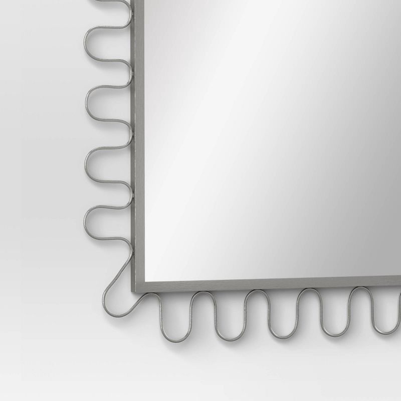 slide 4 of 4, 20"x30" Metal Loop Wall Mirror - Room Essentials™, 1 ct