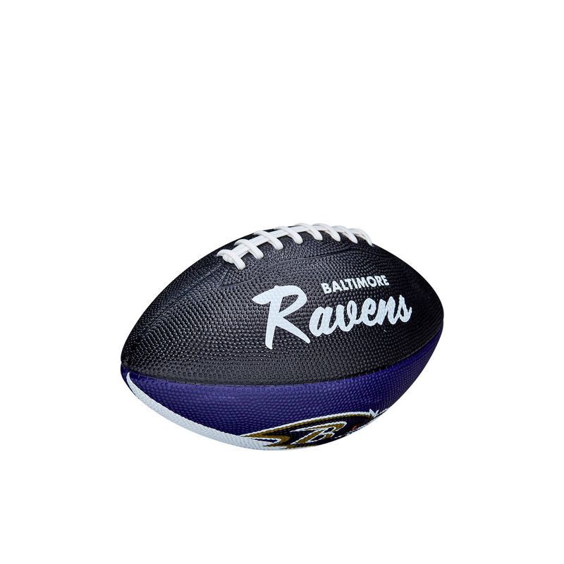 slide 4 of 6, NFL Wilson Retro Jr Football - Baltimore Ravens, 1 ct