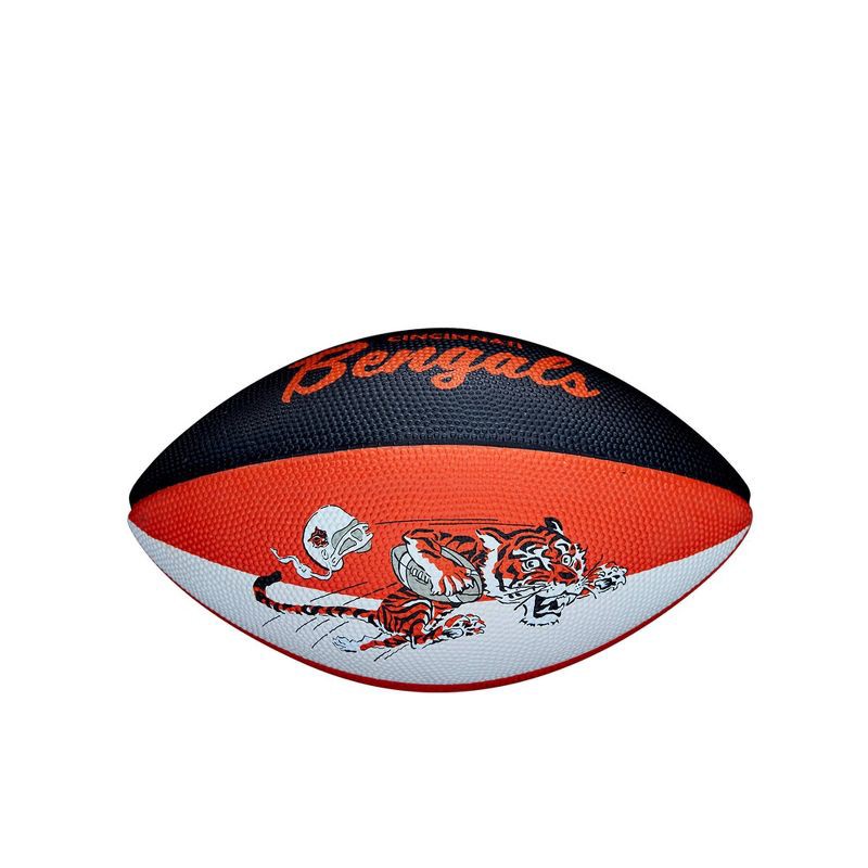 slide 6 of 6, NFL Wilson Retro Jr Football - Cincinnati Bengals, 1 ct