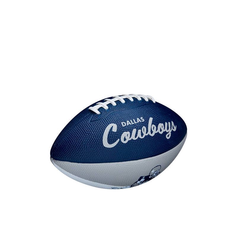 slide 4 of 6, NFL Wilson Retro Jr Football - Dallas Cowboys, 1 ct