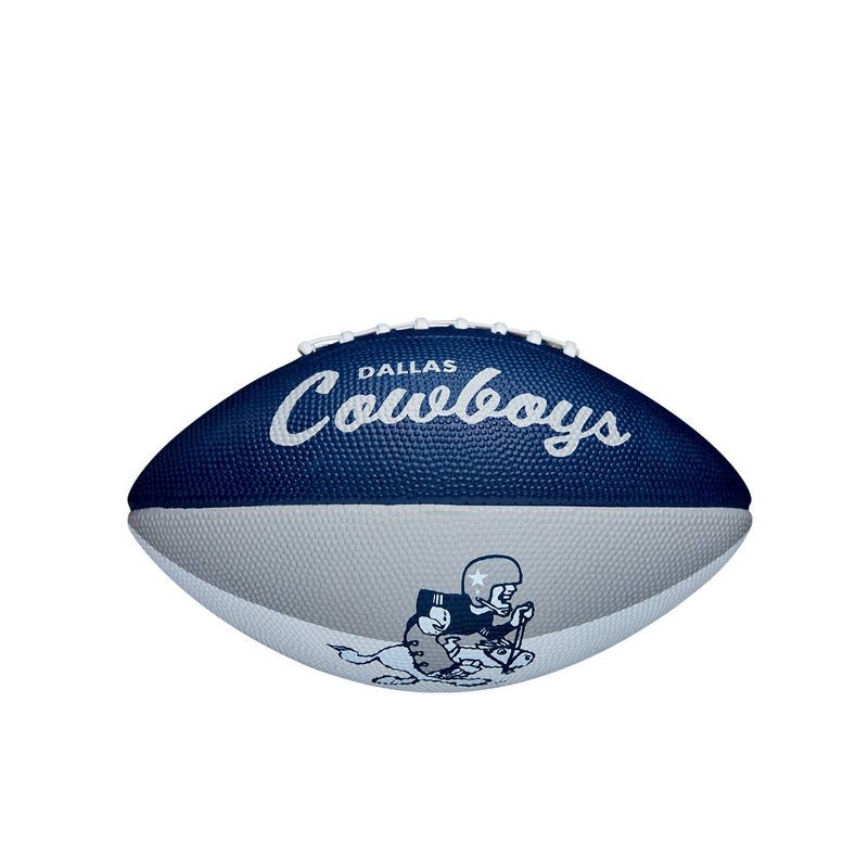 slide 5 of 6, NFL Wilson Retro Jr Football - Dallas Cowboys, 1 ct