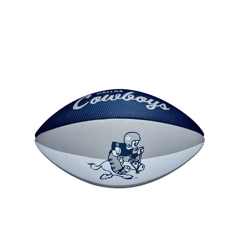 slide 6 of 6, NFL Wilson Retro Jr Football - Dallas Cowboys, 1 ct