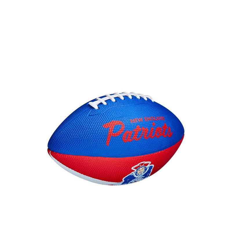 slide 4 of 6, NFL Wilson Retro Jr Football - New England Patriots, 1 ct