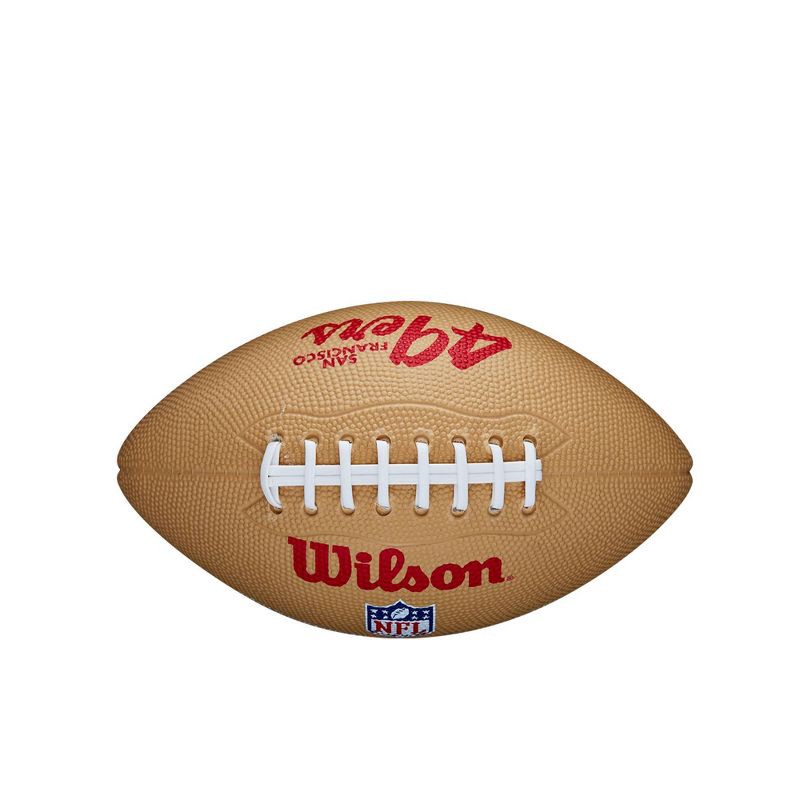 slide 3 of 6, NFL Wilson Retro Jr Football - San Francisco 49ers, 1 ct