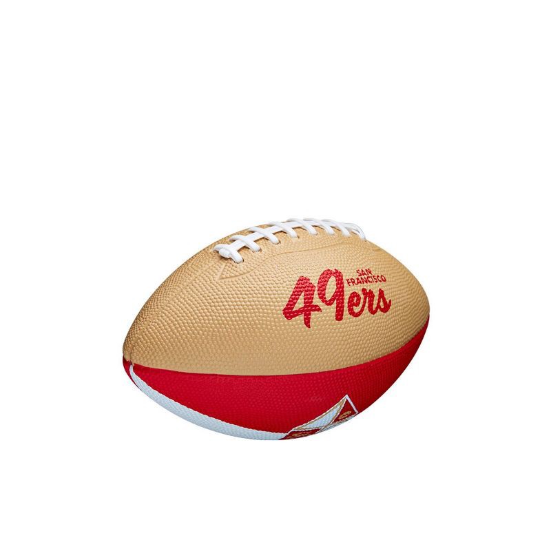 slide 4 of 6, NFL Wilson Retro Jr Football - San Francisco 49ers, 1 ct