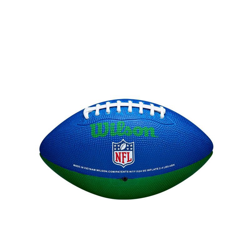 slide 2 of 6, NFL Wilson Retro Jr Football - Seattle Seahawks, 1 ct