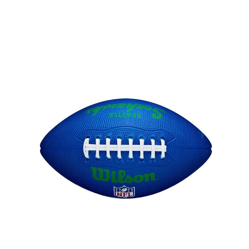 slide 3 of 6, NFL Wilson Retro Jr Football - Seattle Seahawks, 1 ct