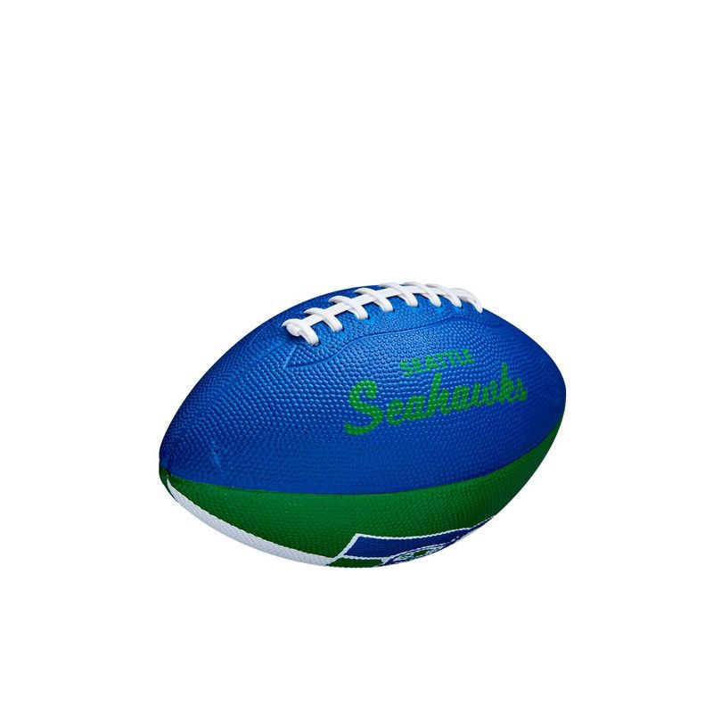 slide 4 of 6, NFL Wilson Retro Jr Football - Seattle Seahawks, 1 ct