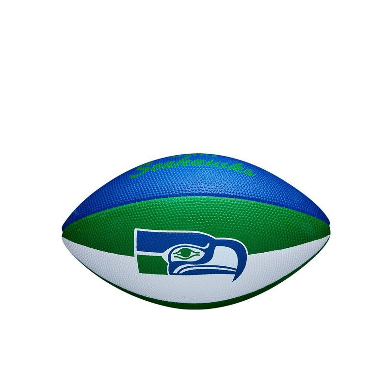 slide 6 of 6, NFL Wilson Retro Jr Football - Seattle Seahawks, 1 ct