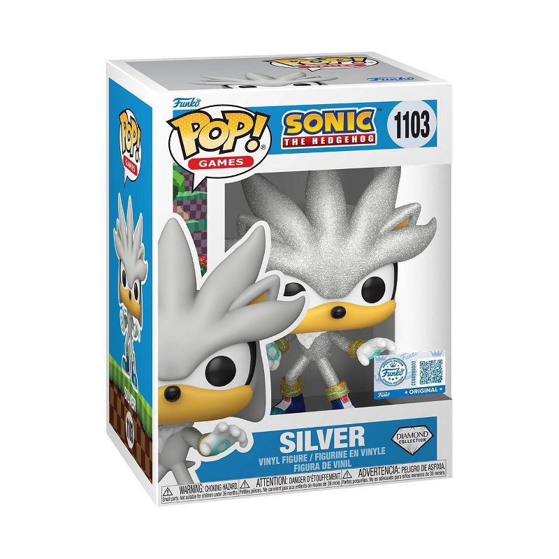 slide 2 of 2, Funko POP! Games: Sonic Silver (FL), 1 ct