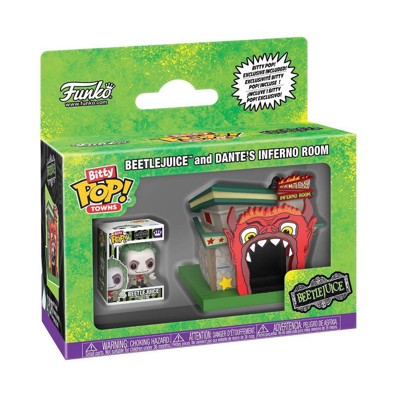 slide 2 of 3, Funko Bitty POP! Town: Beetlejuice Dantes Figure, 1 ct
