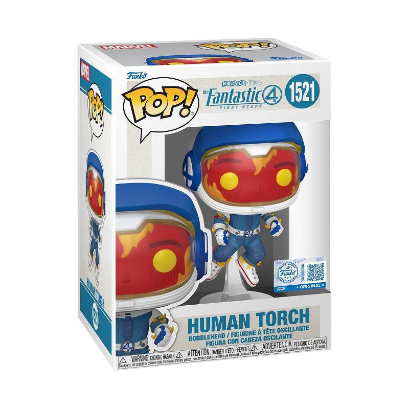 slide 2 of 2, Funko POP! Marvel: Fantastic Four Human Torch Figure, 1 ct