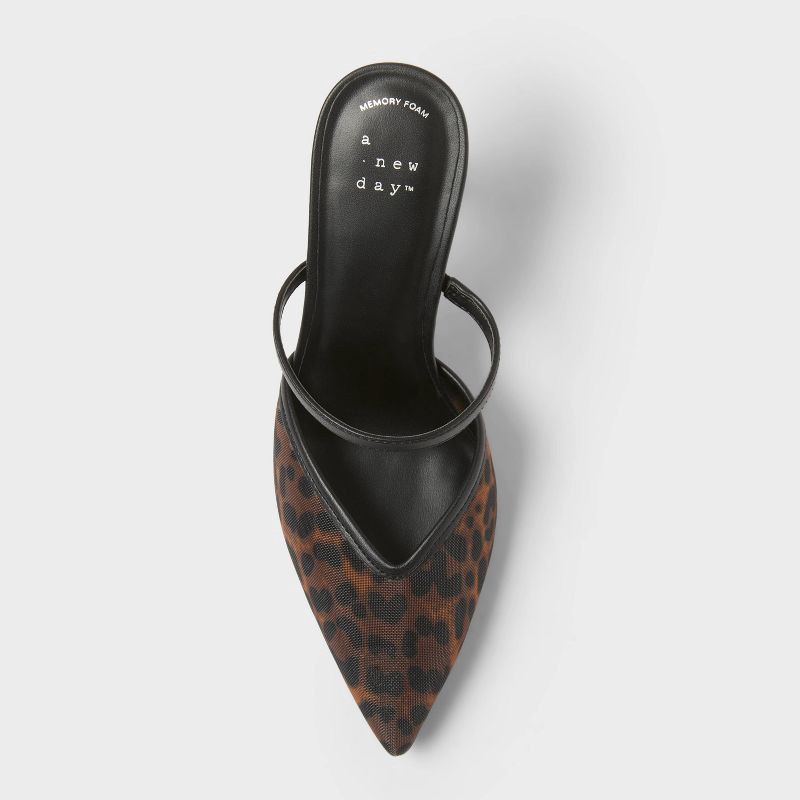 slide 3 of 4, Women's Sonia Heels with Memory Foam Insole – A New Day™ Light Brown 7, 1 ct