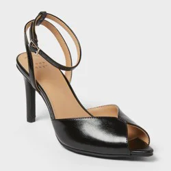 Women's Virginia Heels with Memory Foam Insole – A New Day™ Black 6.5