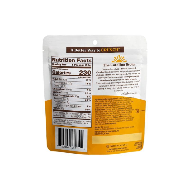 slide 2 of 5, Catalina Crunch Snack Mix - Cheddar - 1.85oz, 1.85 oz
