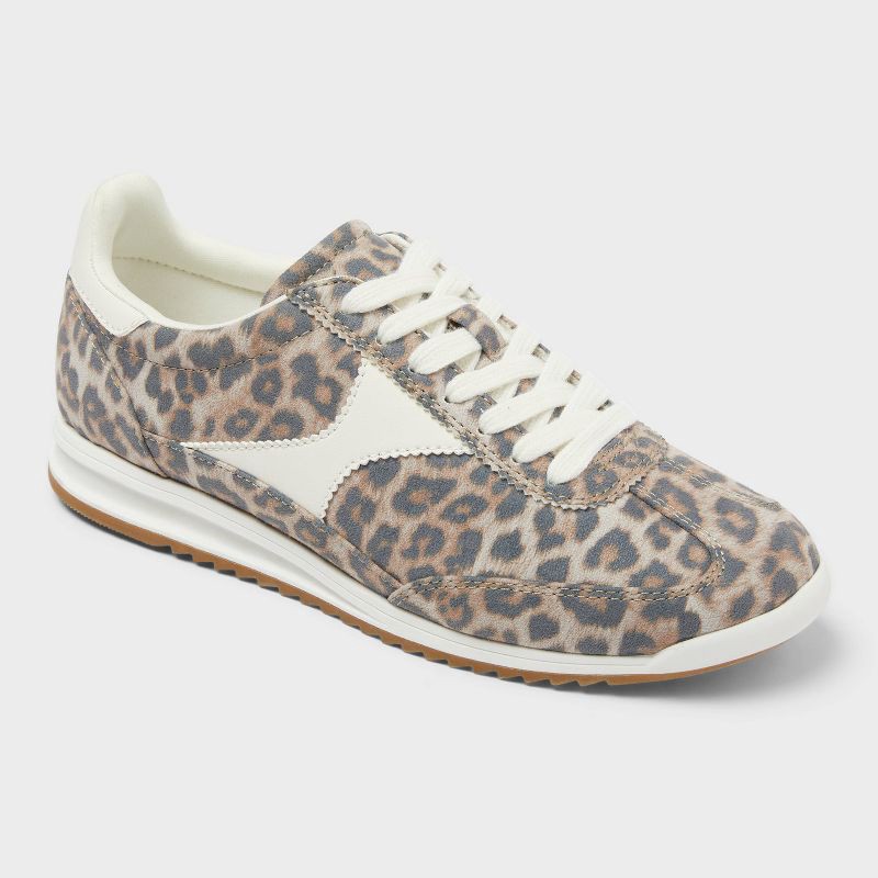 slide 1 of 4, Women's Skyler Sneakers with Memory Foam Insole – Universal Thread™ Light Brown 9, 1 ct