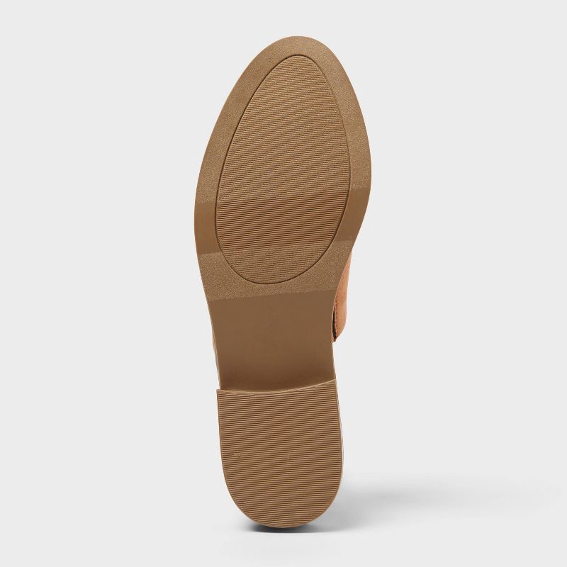 slide 4 of 4, Women's Rita Mule Flats with Memory Foam Insole – Universal Thread™ Cognac 8.5, 1 ct