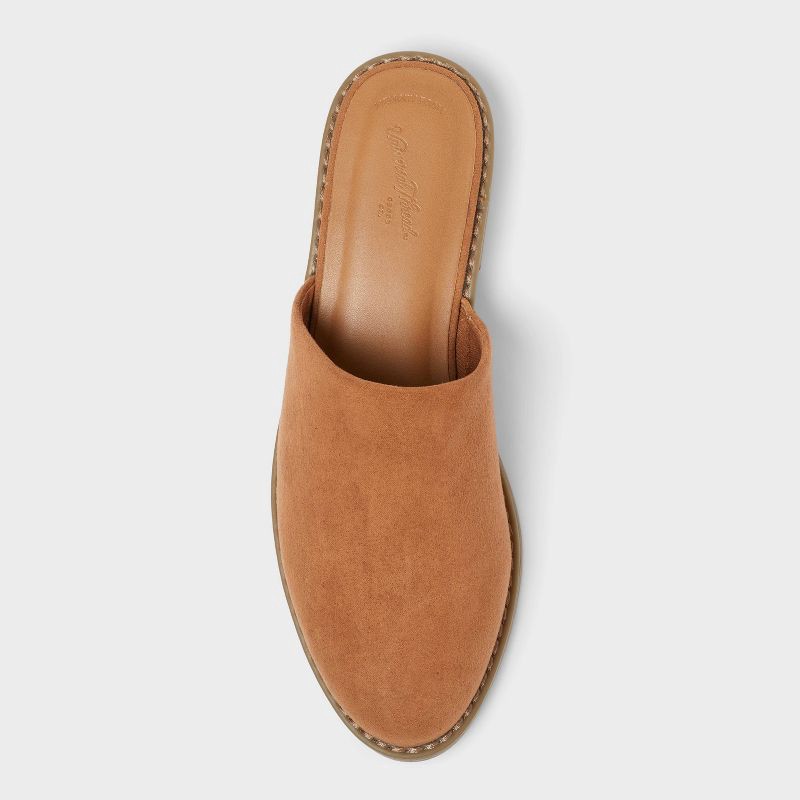 slide 3 of 4, Women's Rita Mule Flats with Memory Foam Insole – Universal Thread™ Cognac 11, 1 ct