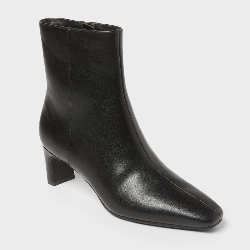 slide 1 of 3, Women's Tigris Boots with Memory Foam Insole – A New Day™ Black 11, 1 ct