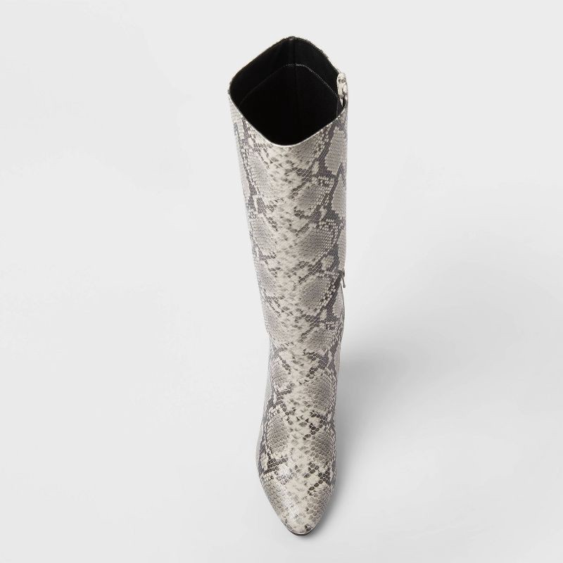 slide 3 of 3, Women's Evangeline Boots with Memory Foam Insole – A New Day™ Cream 7.5, 1 ct