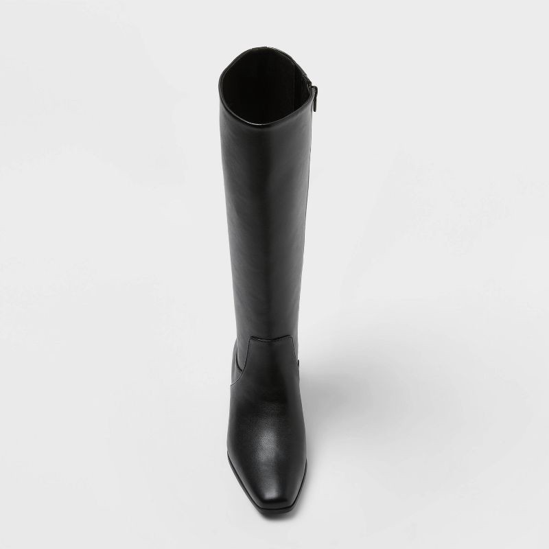 slide 3 of 3, Women's Rhi Boots with Memory Foam Insole – Universal Thread™ Black 7, 1 ct