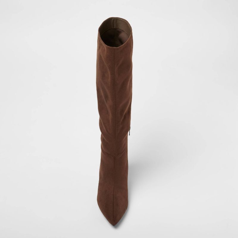 slide 3 of 3, Women's Justice Boots with Memory Foam Insole – A New Day™ Brown 11, 1 ct